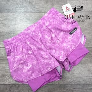 Reebok Layered Running Shorts Size XS